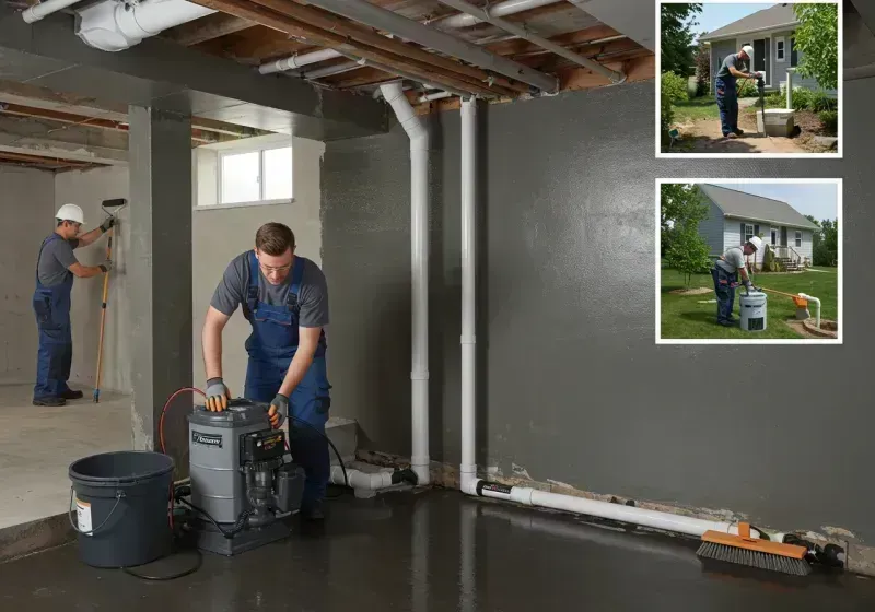 Basement Waterproofing and Flood Prevention process in East Independence, MO